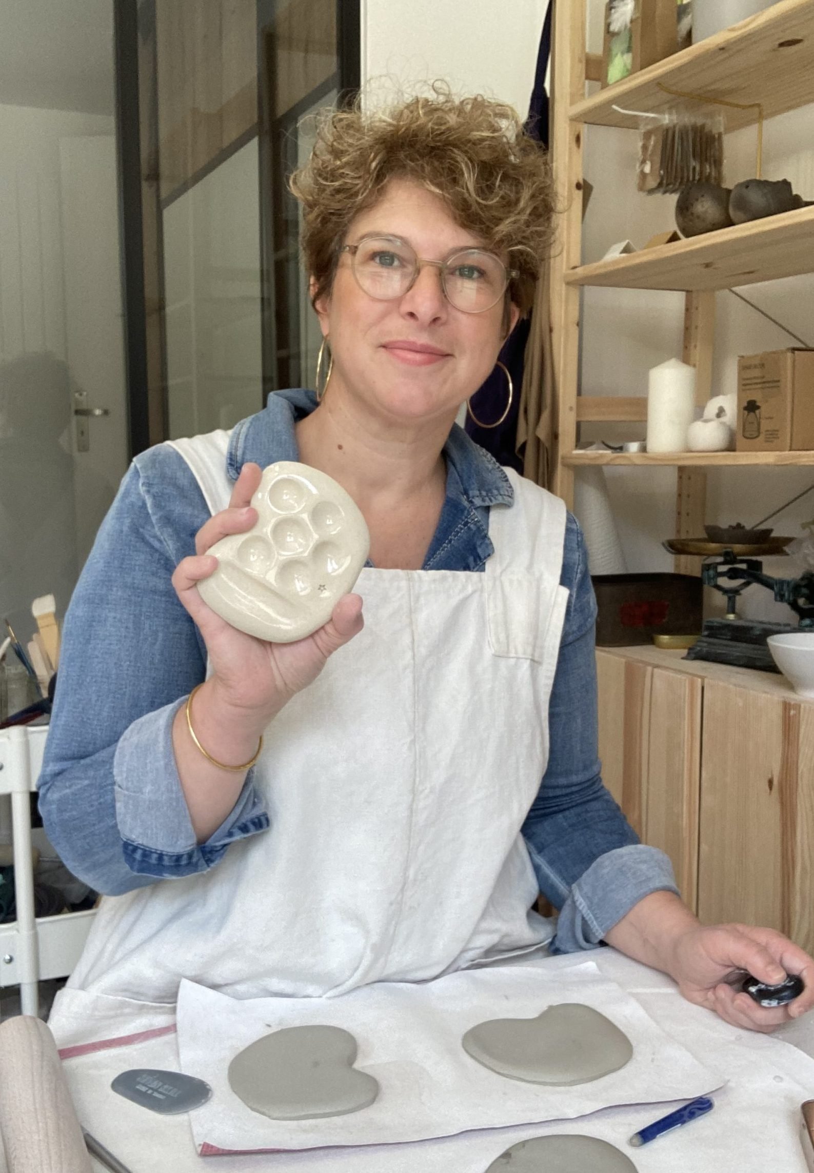 Christelle Creiche Céramique | Entrain de faire de la céramique